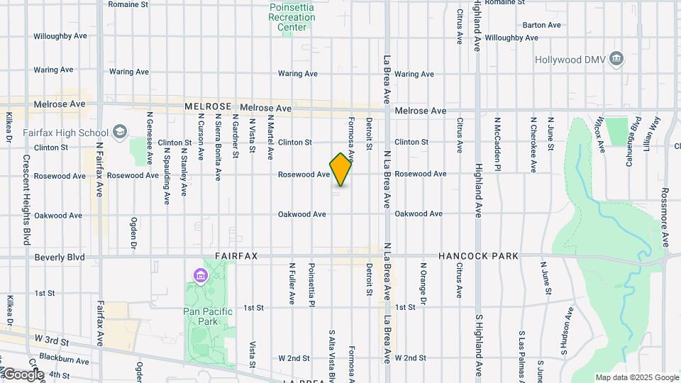 438 1/2 N Alta Vista Blvd-Unit -424 Mapa y Detalles de la Ubicación