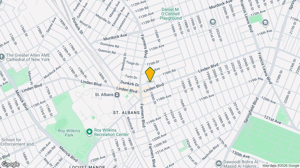 11641 190th St, Unit 1 Map and Location Details