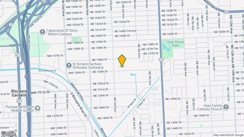 271 NE 154th St Map and Location Details