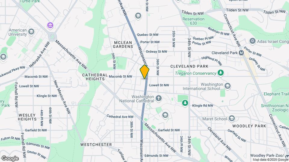 3224 Wisconsin Ave NW Mapa y Detalles de la Ubicación