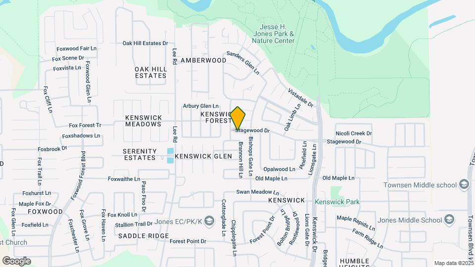 8114 Stagewood Dr Map and Location Details