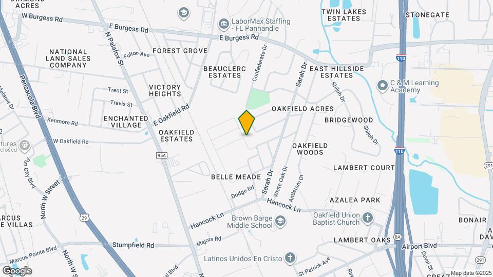 401 Monarch Ln Map and Location Details