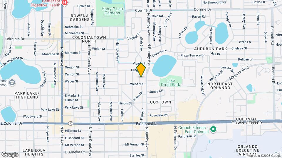 Available Now! 2/2 Bungalow near Downtown Map and Location Details