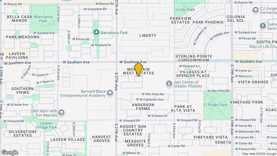 2525 W Nancy Ln Mapa y Detalles de la Ubicación