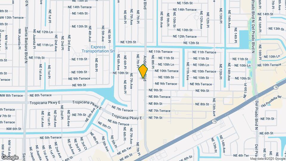 920 Andalusia Blvd Map and Location Details