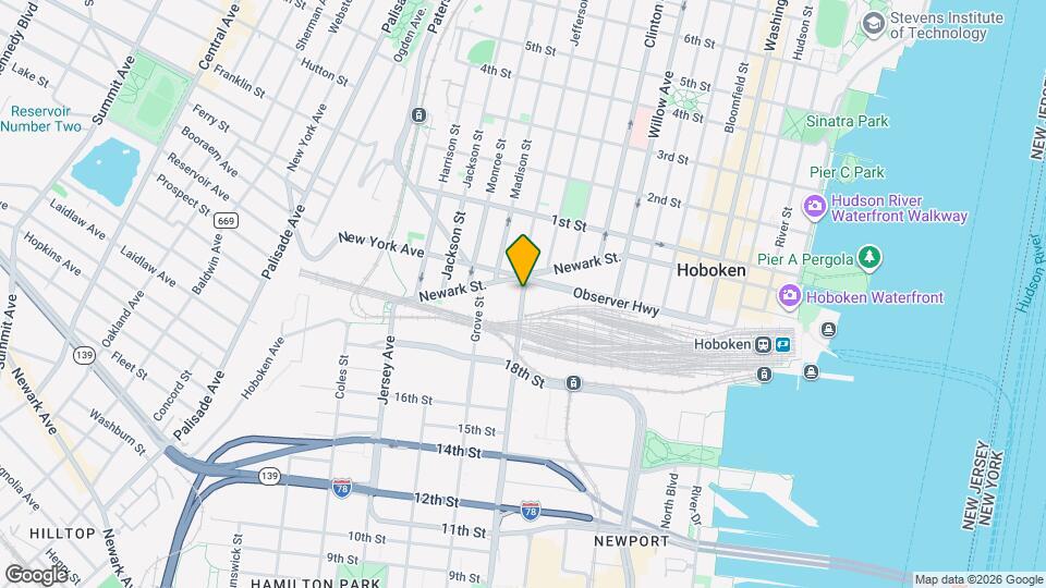 201 Marin Blvd Map and Location Details