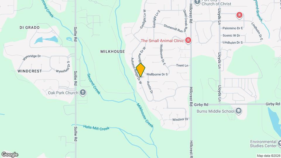 3233 Autumn Ridge Dr W Map and Location Details