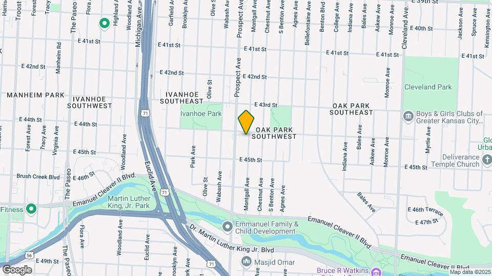 4408 Montgall Ave Map and Location Details