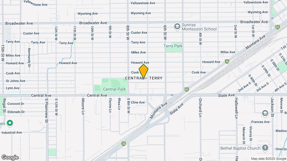 711 St Johns Ave Map and Location Details