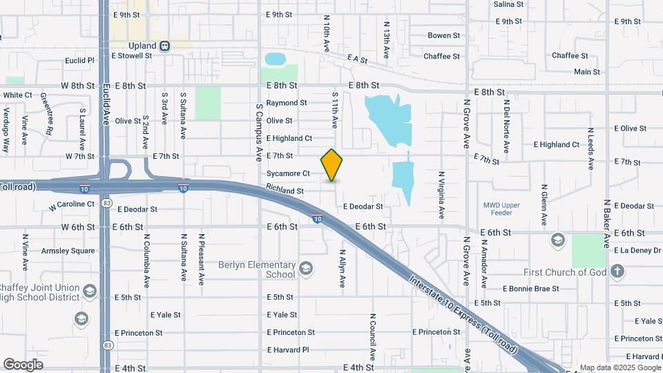 1097 Richland St Map and Location Details