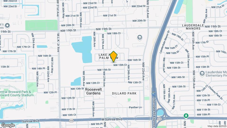 2616 NW 15th Ct Map and Location Details