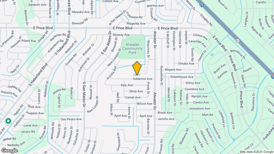 4764 Adderton Ave Map and Location Details