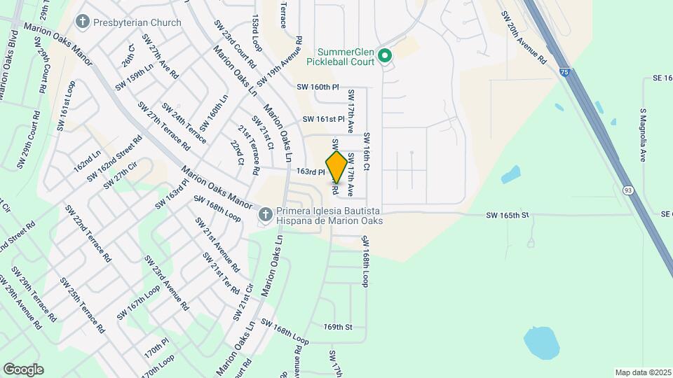 16391 SW 17th Terr Rd Map and Location Details