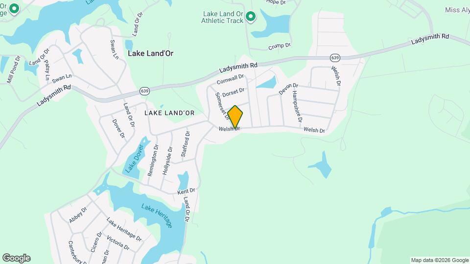 615 Welsh Dr Mapa y Detalles de la Ubicación