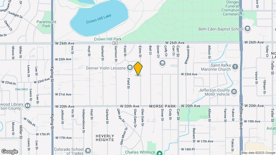 2275 Estes Street, Unit #3 Mapa y Detalles de la Ubicación