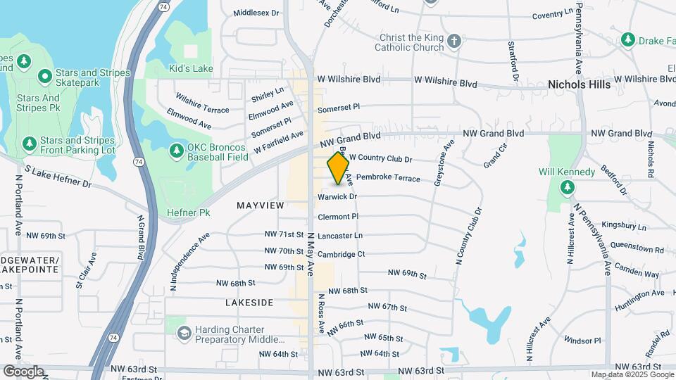 2813 Warwick Dr Map and Location Details