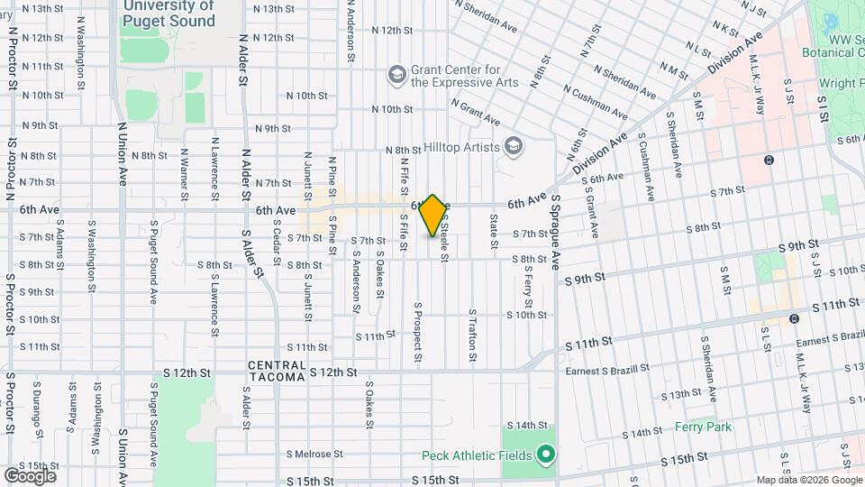 634 S Steele St Mapa y Detalles de la Ubicación