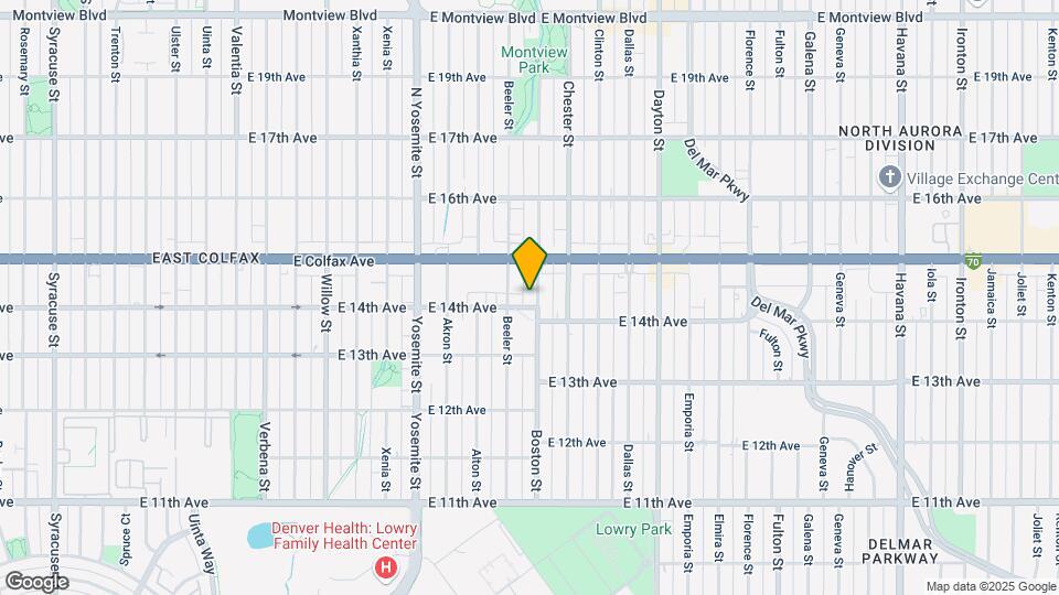 1409 Boston St Map and Location Details