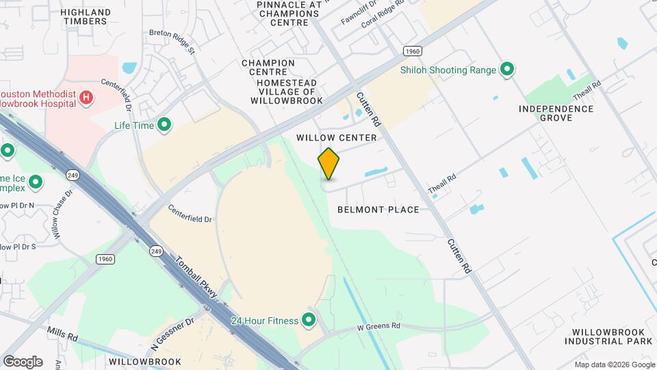 12814 Willow Centre Dr Map and Location Details