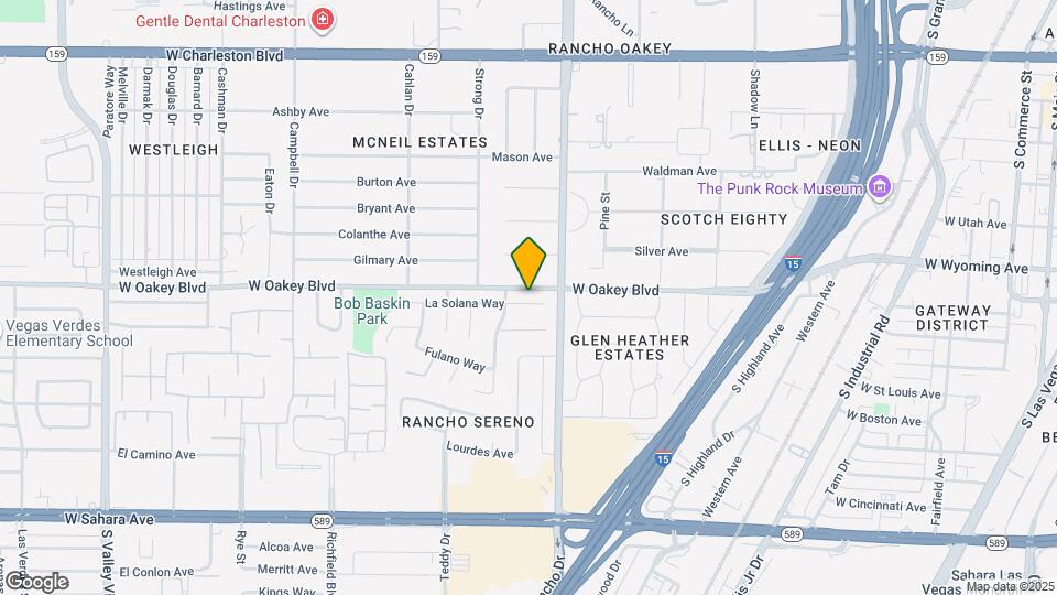 2400 La Solana Way Map and Location Details