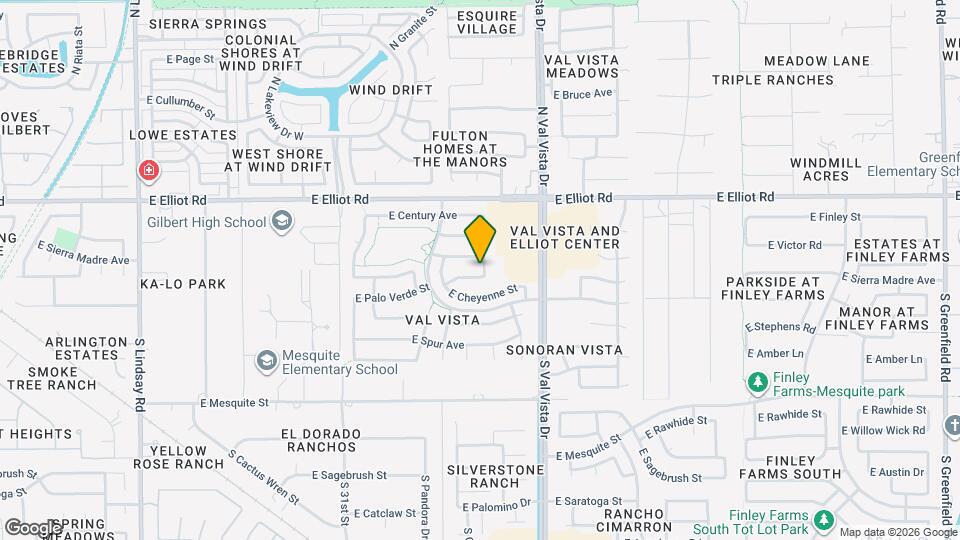 1476 E Silver Creek Rd Map and Location Details