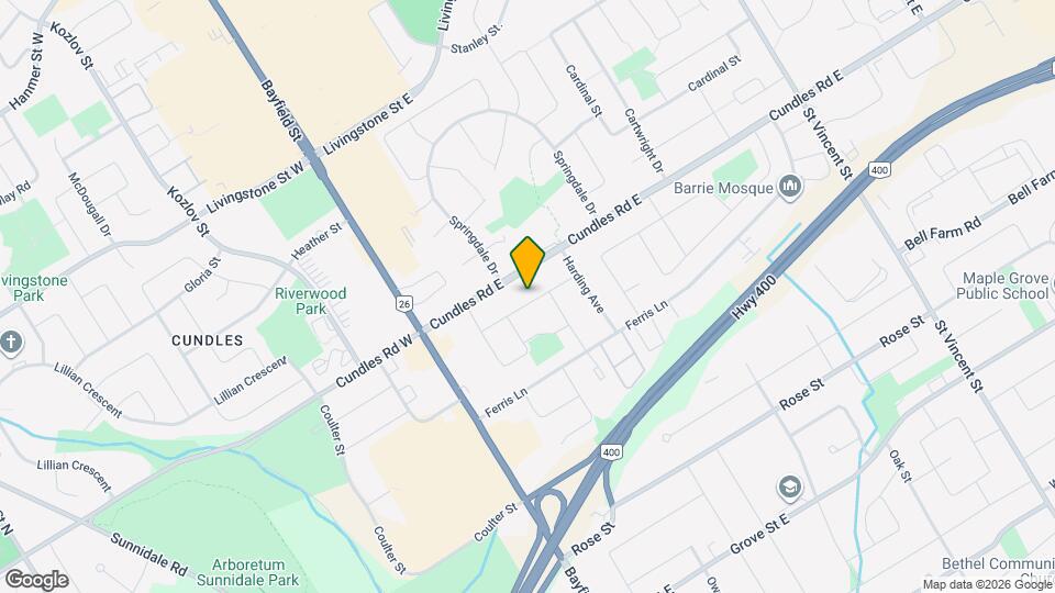 28 Charlbrook Ave Map and Location Details