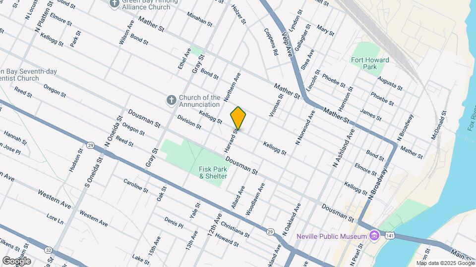 949 Kellogg St Mapa y Detalles de la Ubicación