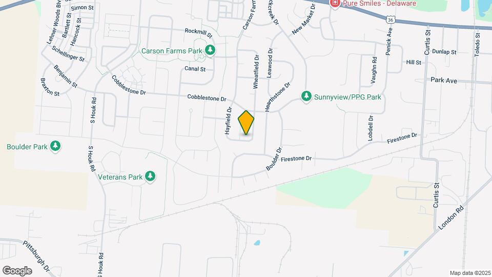 219 Hayfield Dr Mapa y Detalles de la Ubicación