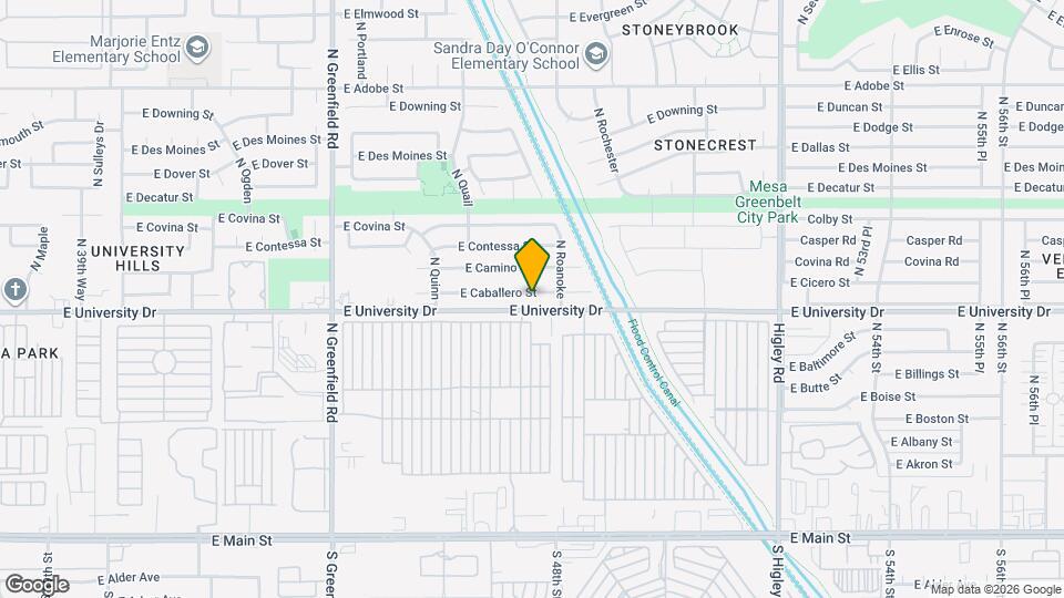 4735 E Caballero St Map and Location Details