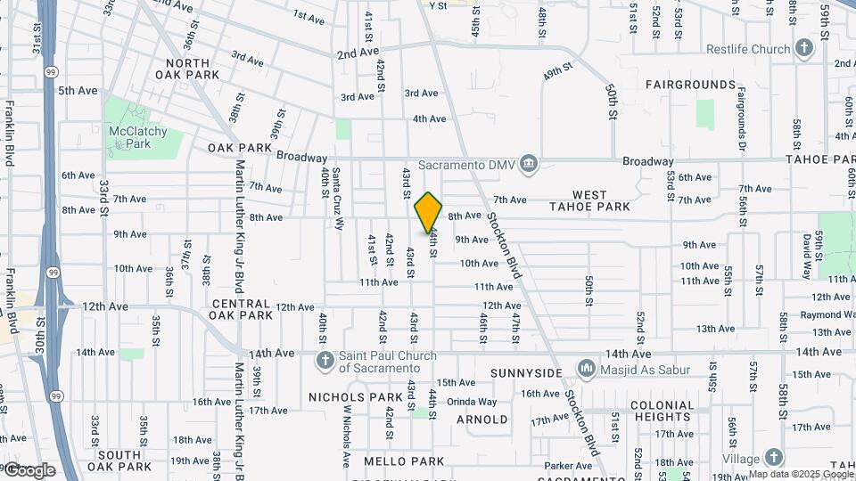 3400 44th St Map and Location Details