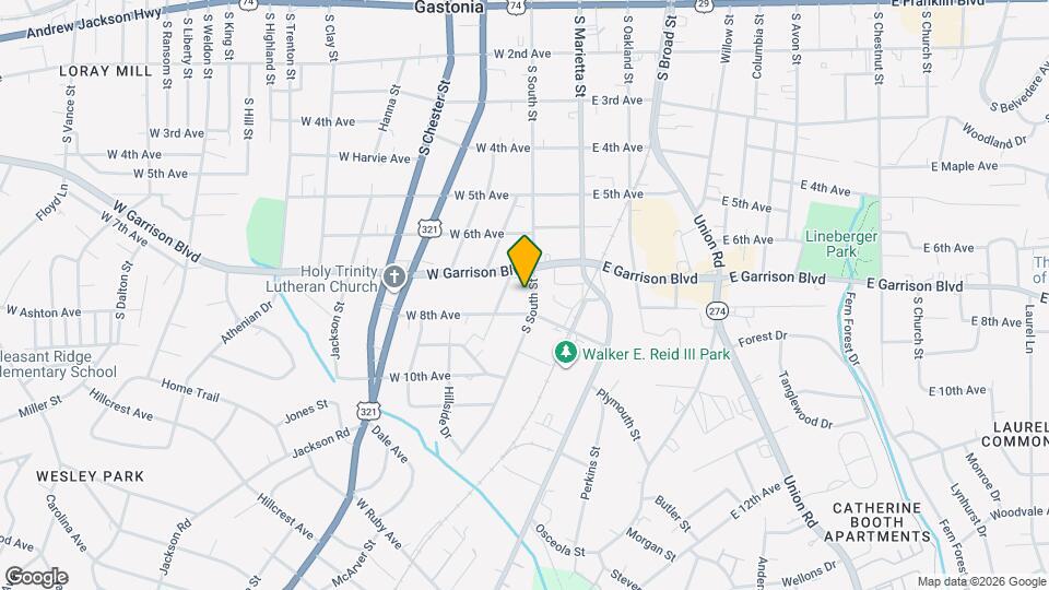 819 S South St Map and Location Details