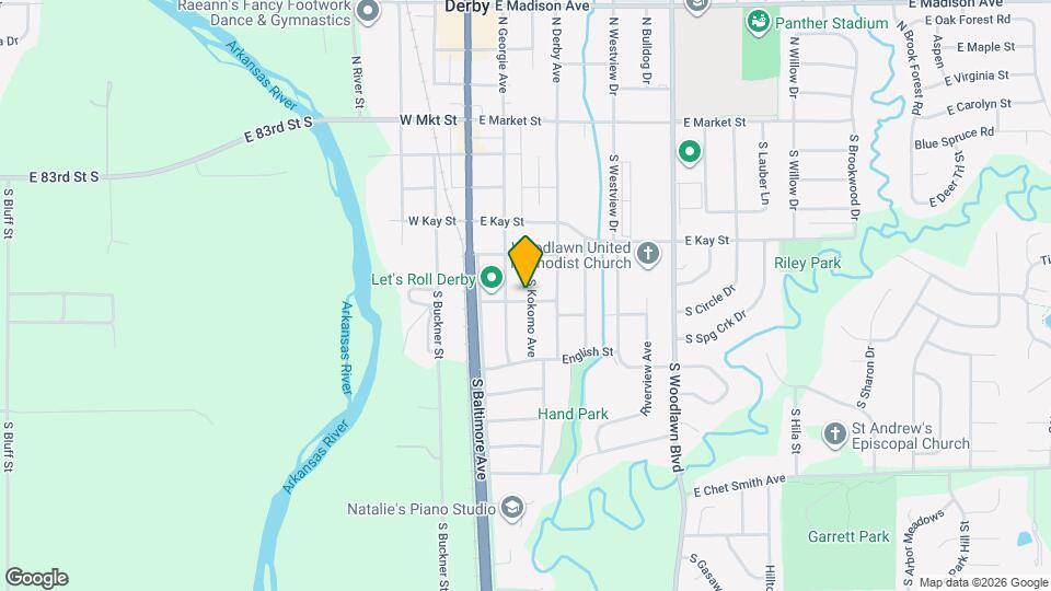 445 S Kokomo Ave Mapa y Detalles de la Ubicación