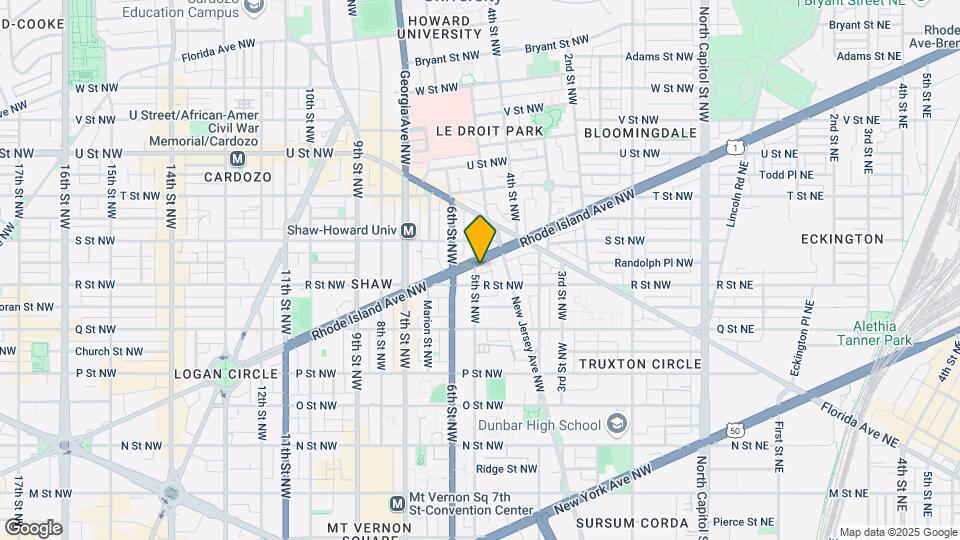 444 Rhode Island Ave NW Map and Location Details