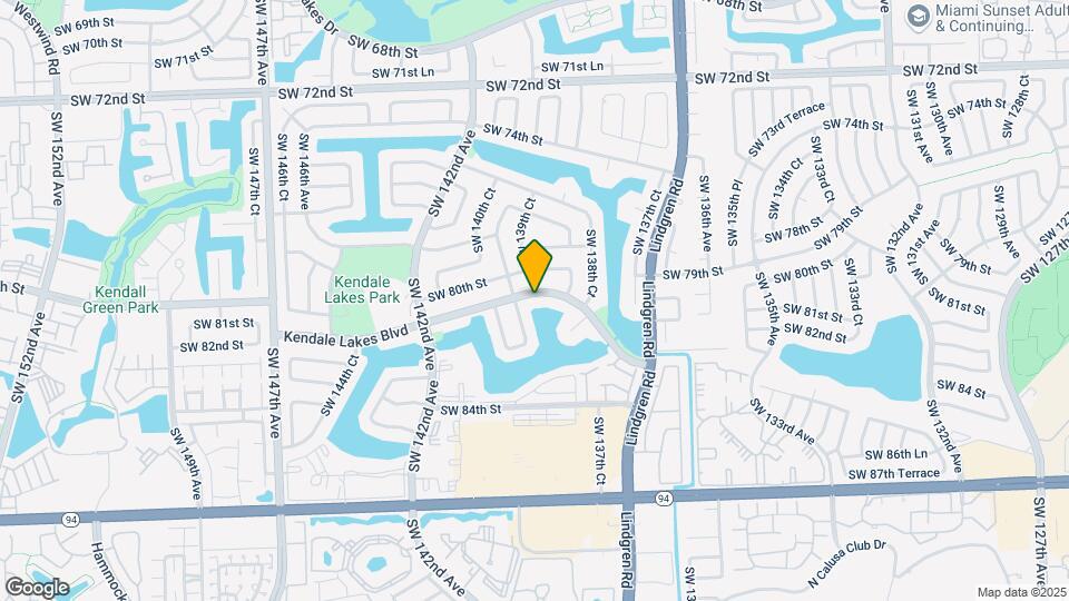 13920 Kendale Lakes Blvd Map and Location Details