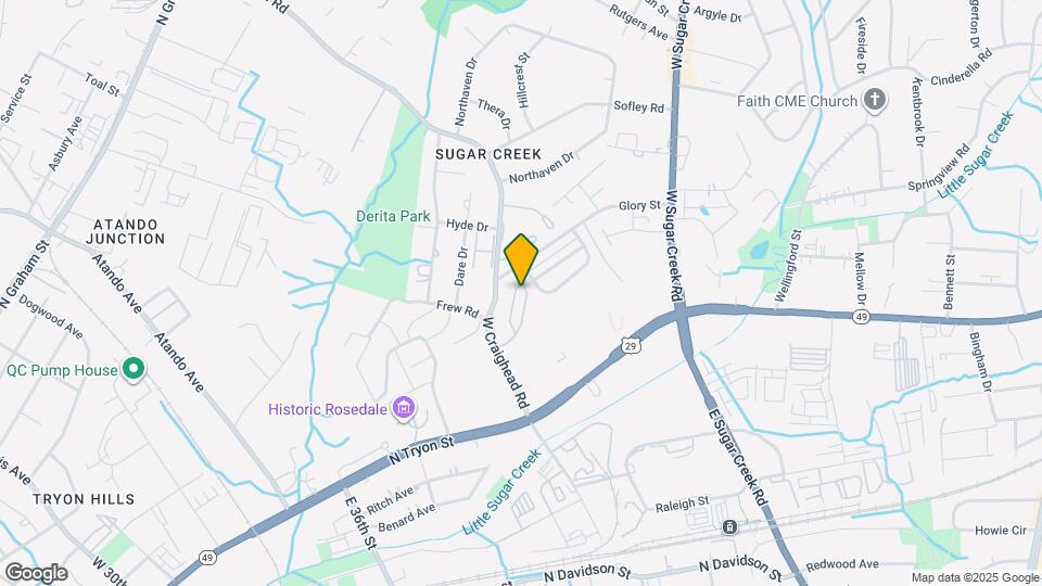 The Village of Rosedale Apartments Map and Location Details