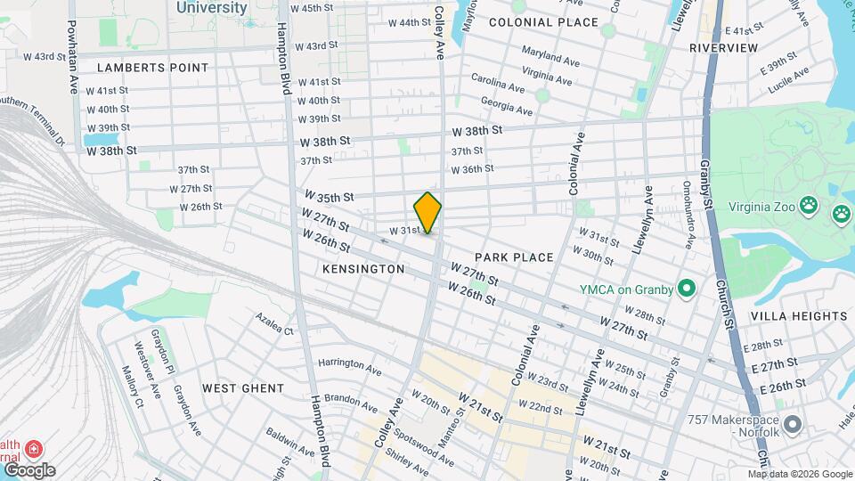 809 W 28th St Mapa y Detalles de la Ubicación