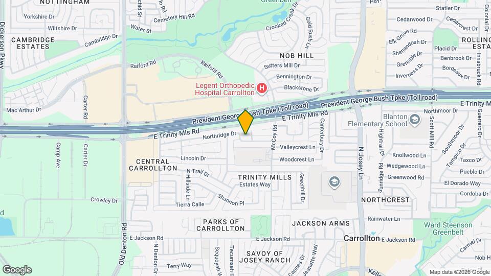 1503 Northridge Dr Map and Location Details