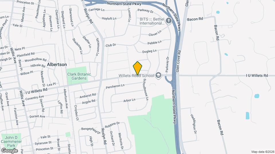 405 I U Willets Rd Map and Location Details