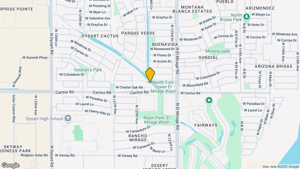 12502 W Charter Oak Rd Map and Location Details