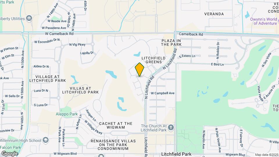 4605 N Clear Creek Dr Map and Location Details