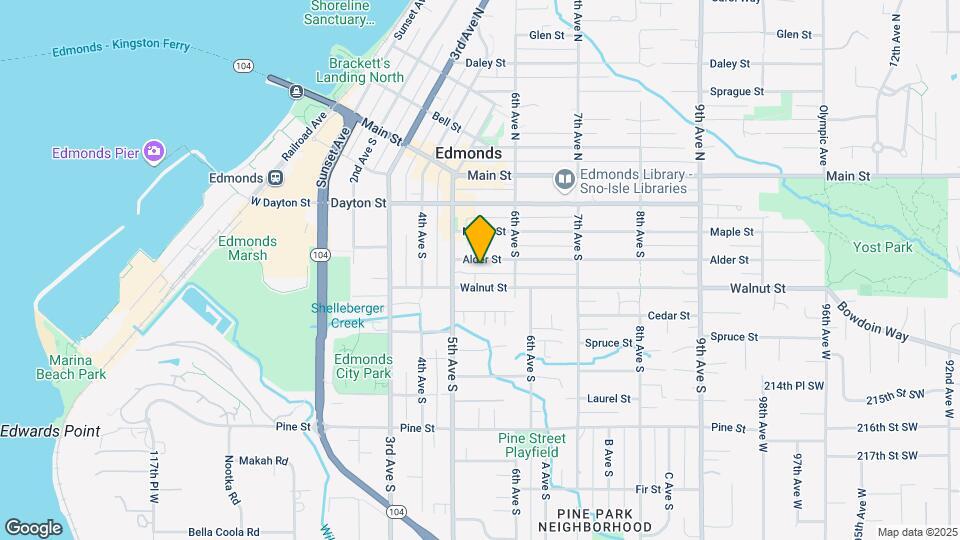 522 Alder St Map and Location Details