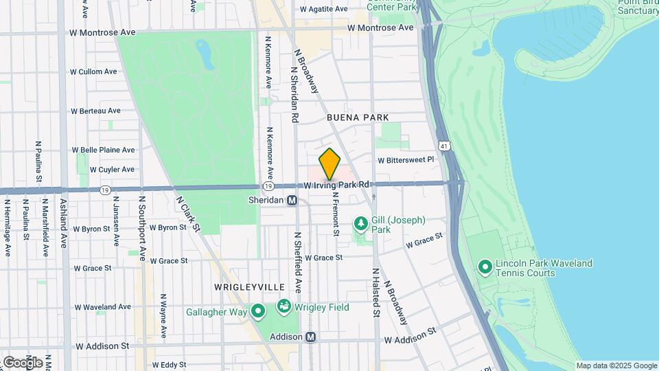 907 W Irving Park Rd Map and Location Details