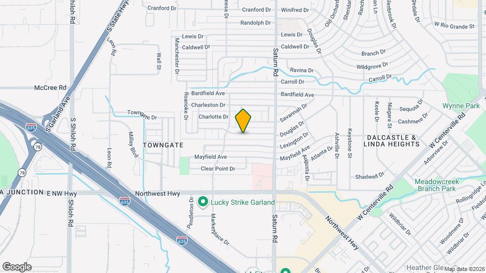 1514 Douglas Dr Map and Location Details