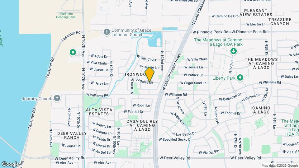 10229 W Daley Ln Map and Location Details