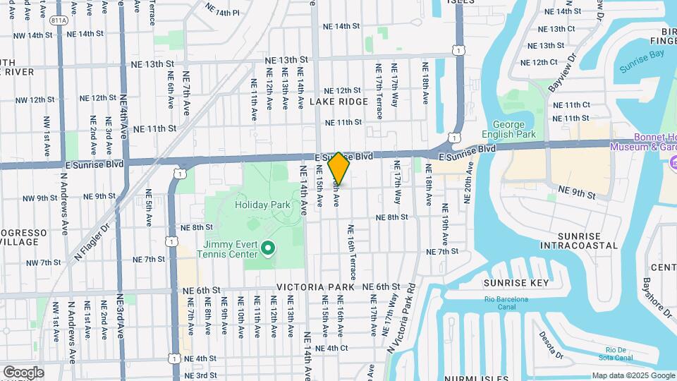 1600 NE 9th St Mapa y Detalles de la Ubicación