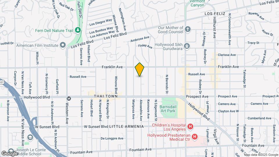 1811 Alexandria Ave Mapa y Detalles de la Ubicación