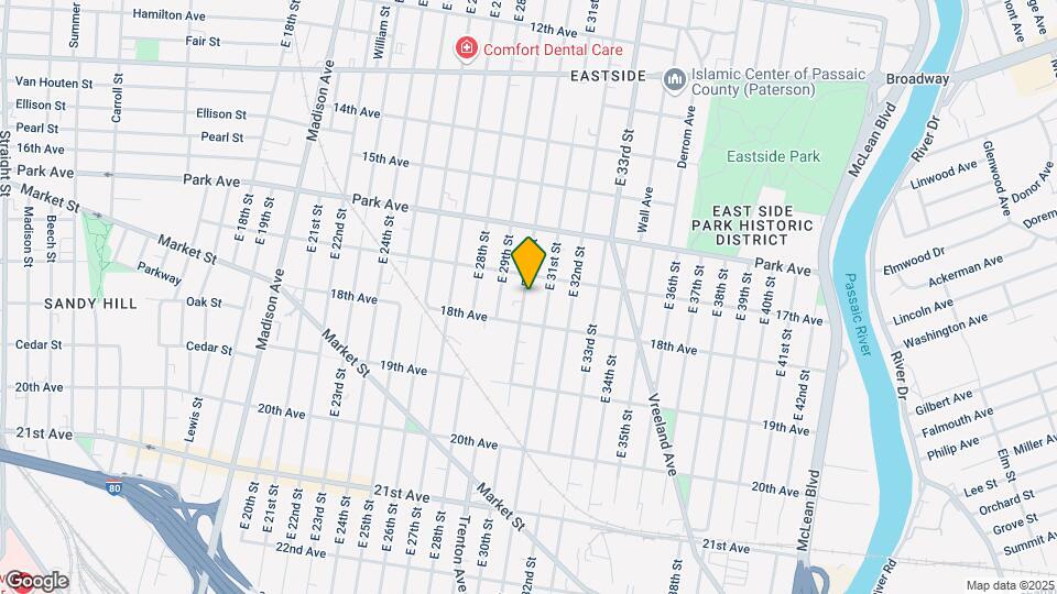 441-447 E 30th St Map and Location Details