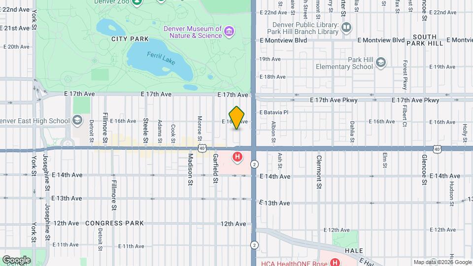 1557 Harrison St Mapa y Detalles de la Ubicación
