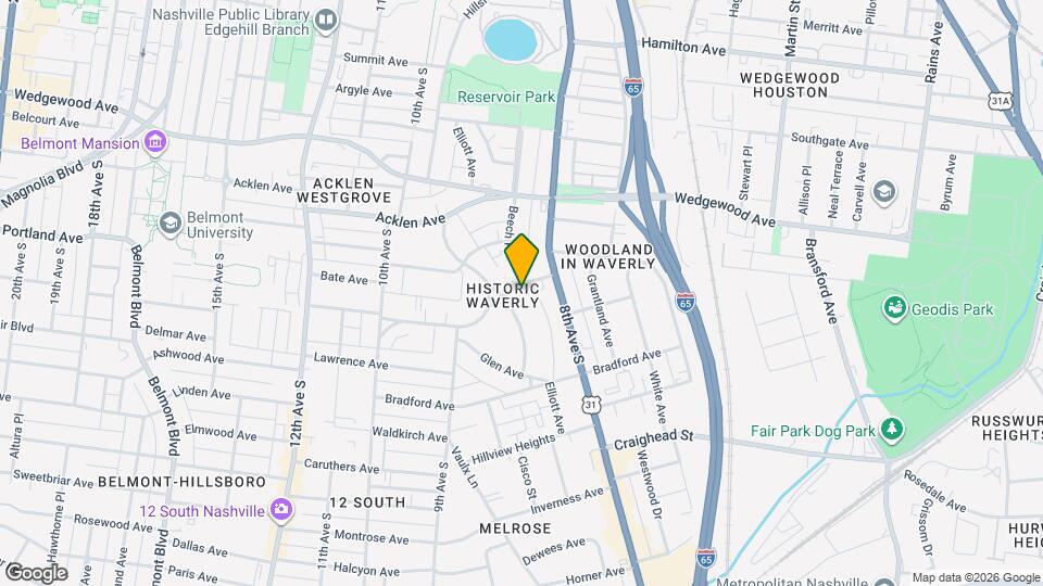 823 S Douglas Ave Map and Location Details