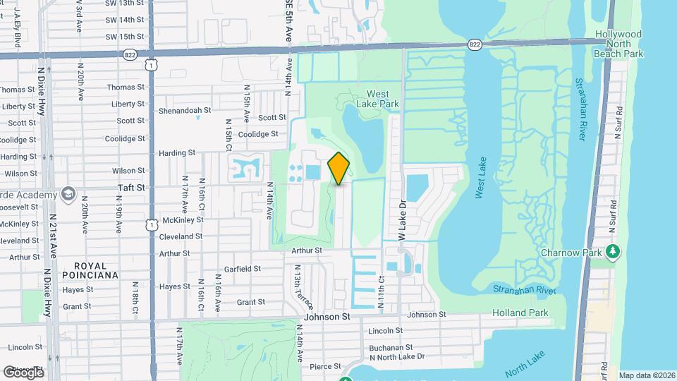 1554 N 12th Ct, Unit #14B Map and Location Details